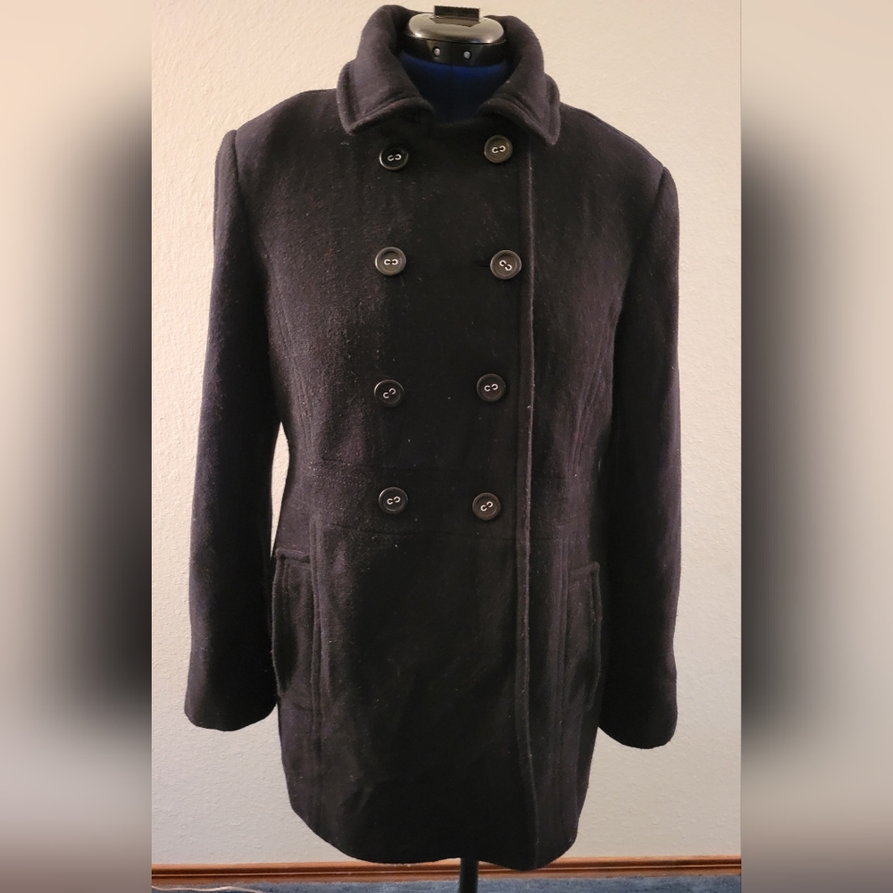 Wool Calvin Klein Winter Pea Coat